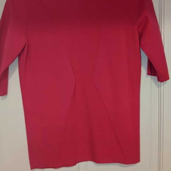 Maje hot pink knit sweater - Picture 5 of 6